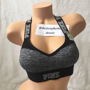 VS PINK XS PUSH UP SPORTS BRA